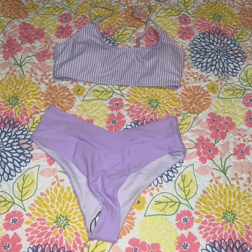 NEW SHEIN SMALL PURPLE BIKINI